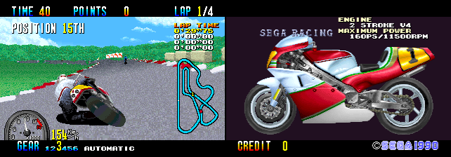 超真实 GP 摩托车 (世界版, FD1094 317-0163)